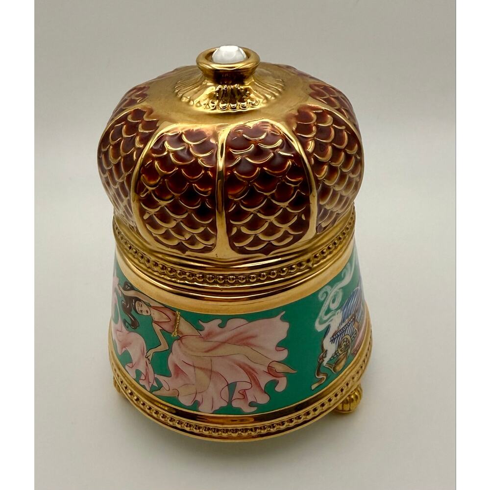 Rare House of Fabergé Scheherazade Imperial Porcelain Music Box
